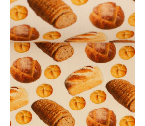 Baumwolle - Brötchen Brot Baguette